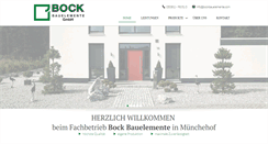 Desktop Screenshot of bockbauelemente.com
